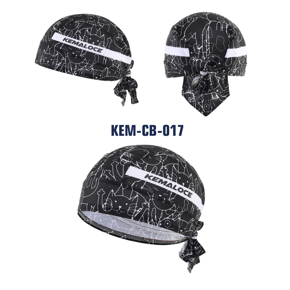 KAMALOCE UV Protection Cycling Cap &ndash; Breathable Quick Dry KEMALOCE-CB-017