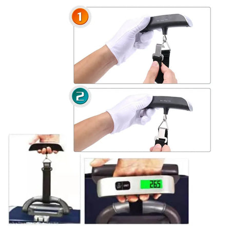 Luggage Scale &ndash; High Precision Digital LCD Display 50kg