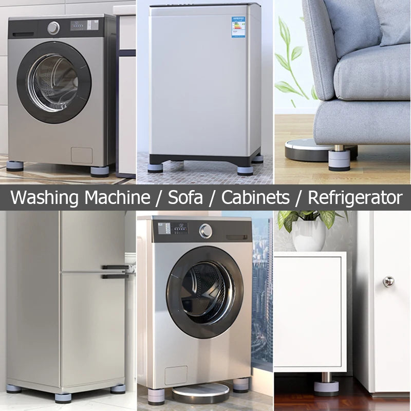 KAK 4 шт. Силиконовые анти-вибрационные подушки Универсальные ножки для стиральной машины