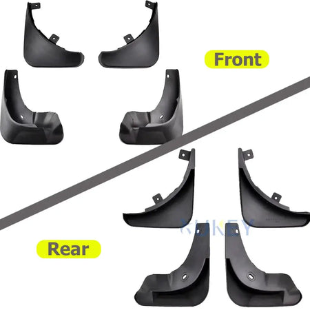 Set Molded Front Rear Car Mud Flaps For Skoda Fabia 2 5J Mk2 2007-2014 Splash Guards Mudflaps Mud Flap Mudguards Fender by InterCyprus Trading Ltd