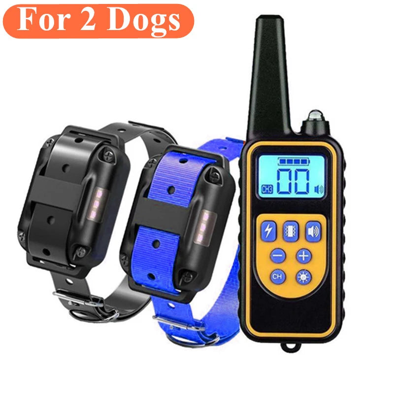 Electric Dog Training Collar &ndash; Waterproof and Rechargeable Anti Barking Device K / EU Plug