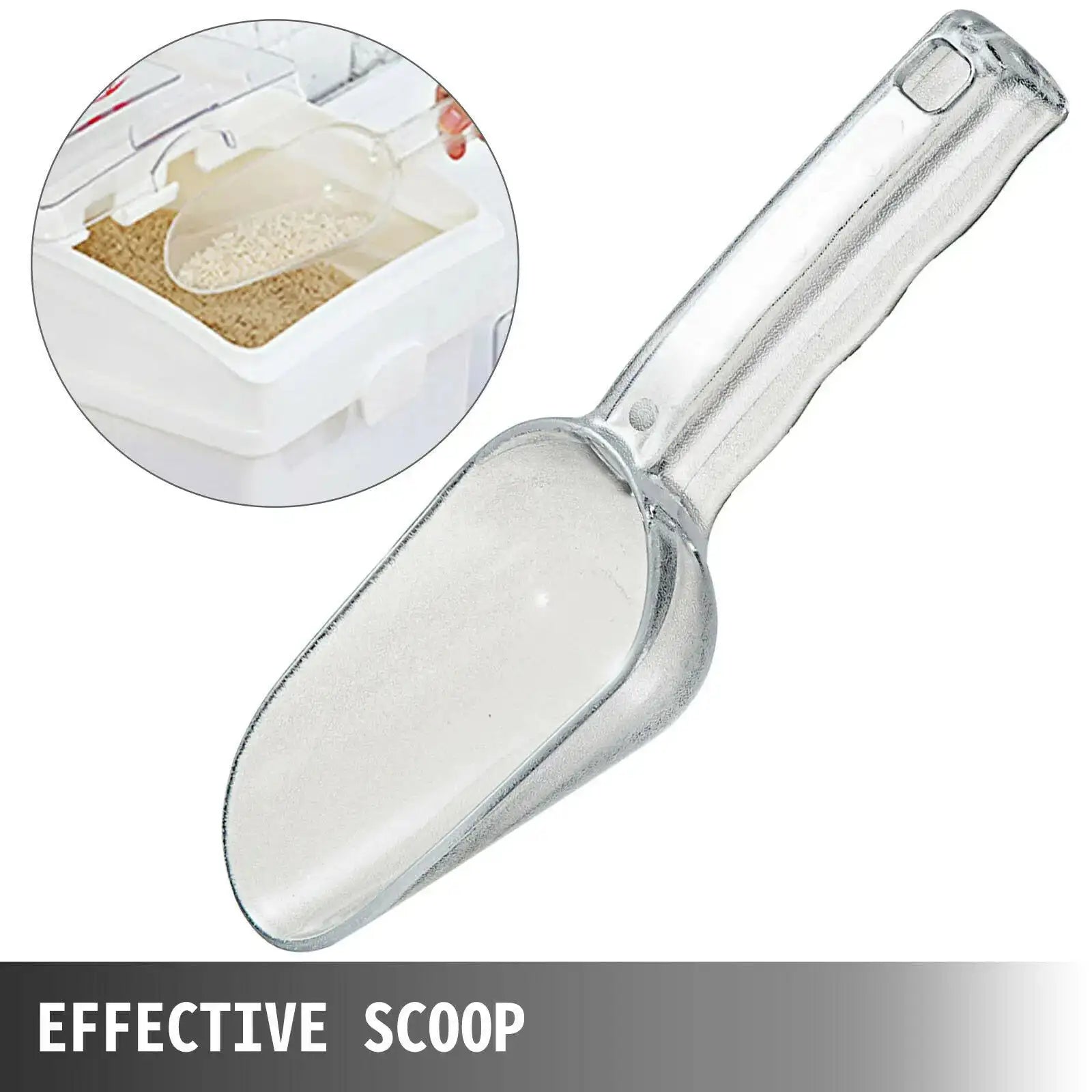 VEVOR 25L Dry Ingredient Bin With Scoop Castors Dustproof