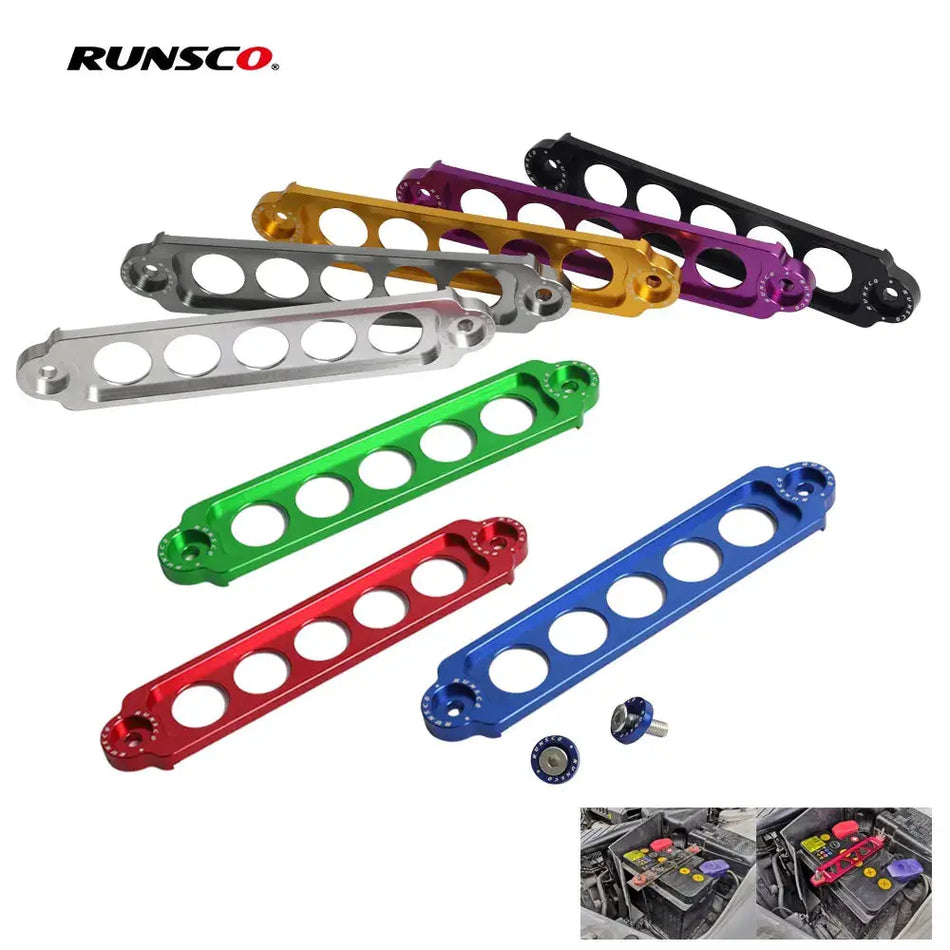 Aluminum Battery Hold Down Bracket for Honda Nissan Ford by InterCyprus Trading Ltd