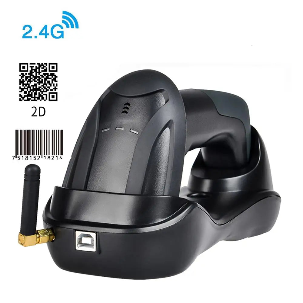 H6 Wireless Barcode Scanner RD-H8 &ndash; Fast 200 Scans Per Sec H8 2D QR Scanner