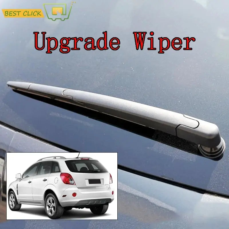 Rear Window WiperWindscreen Wiper Blade Arm Set For Opel Antara 2006 2007 2008 2009 2010 2011 2012 2013 2014 2015 2016 2017 by InterCyprus Trading Ltd