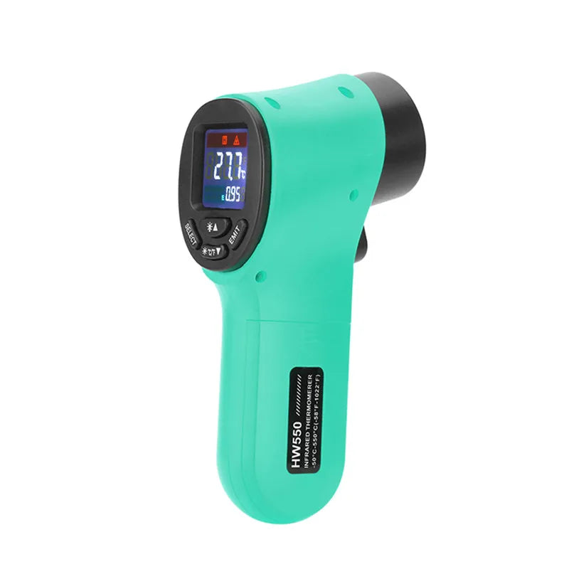 Digital Infrared Thermometer HW550 &ndash; Non Contact Pyrometer Green