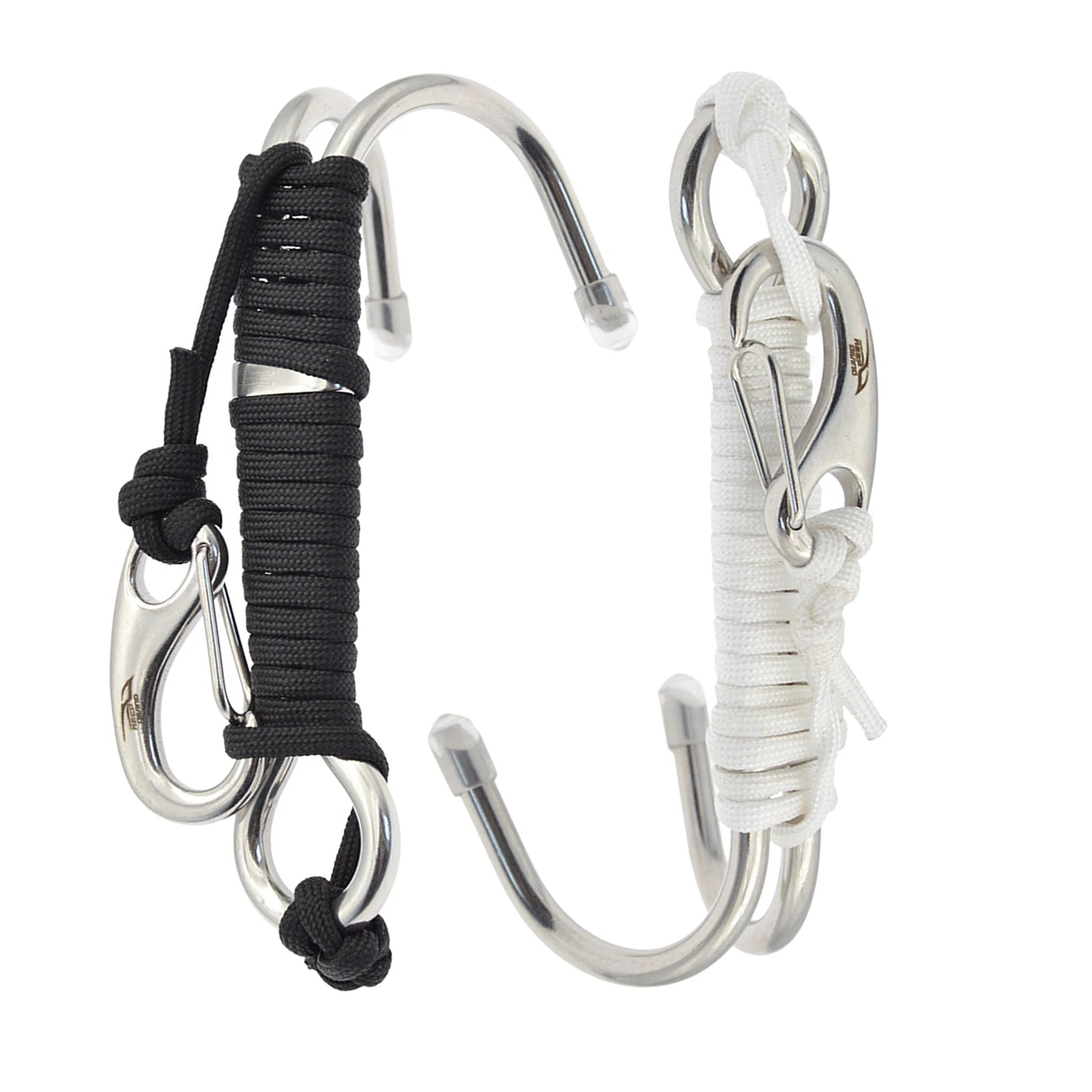 Diving Reef Hook Spiral Coil Lanyard &ndash; Stainless Coil Strap