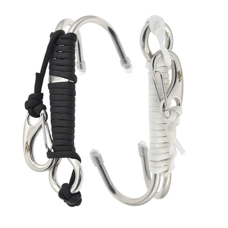 Diving Reef Hook Spiral Coil Lanyard &ndash; Stainless Coil Strap