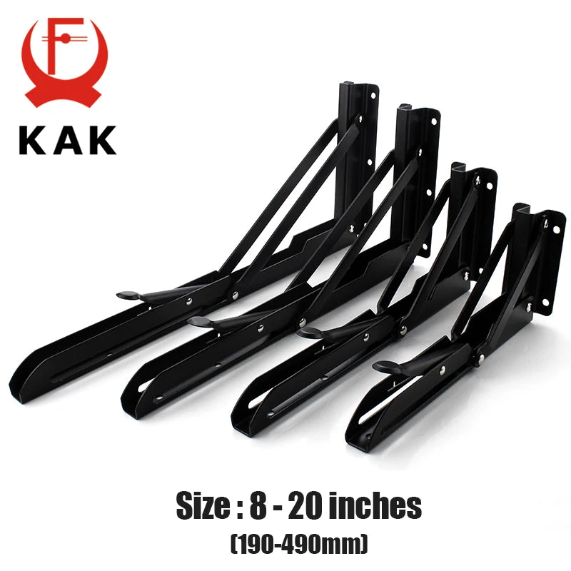 2 Pak Składane Wsporniki Półek Wysokiej Wytrzymałości Stal Nierdzewna