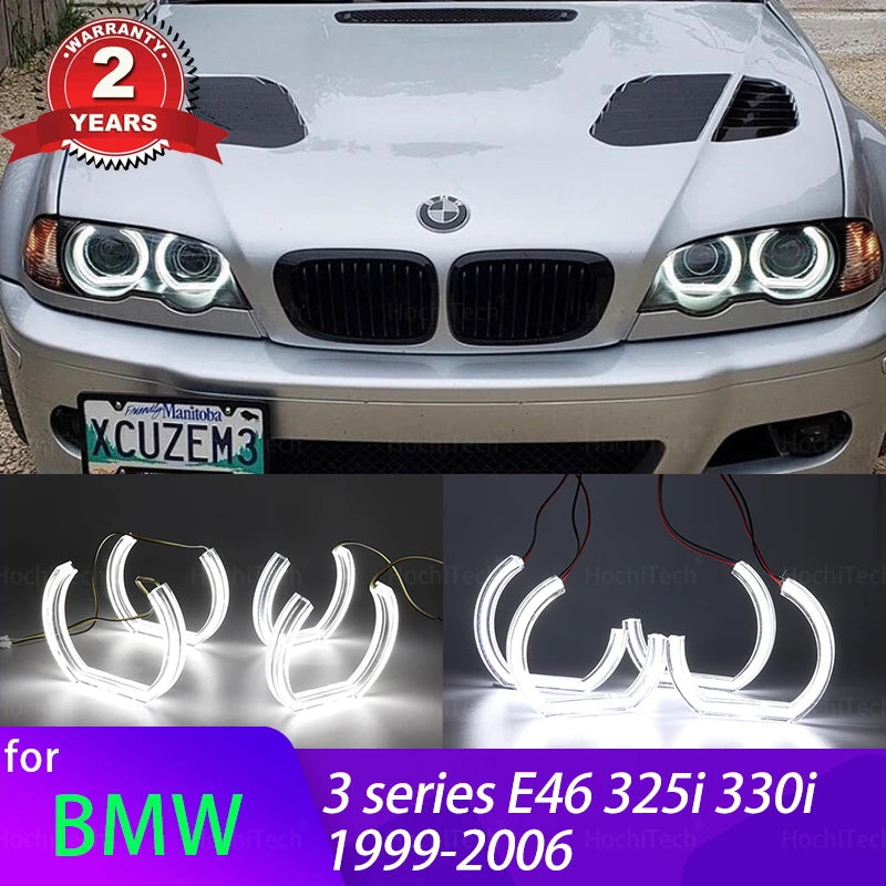 LED Angel Eyes Licht M4 Stil für BMW 3er Reihe E46 325i 330i M3