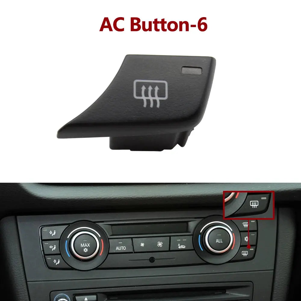 Car Air Conditioning AC Ventilation Adjust Switch Button For BMW 1 3 X1 X3 Series E82 E88 E84 E90 E91 E92 E93 F25 64119344143 by InterCyprus Trading Ltd