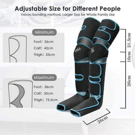 360&deg; Air Pressure Leg Massager for Blood Circulation &amp; Relaxation