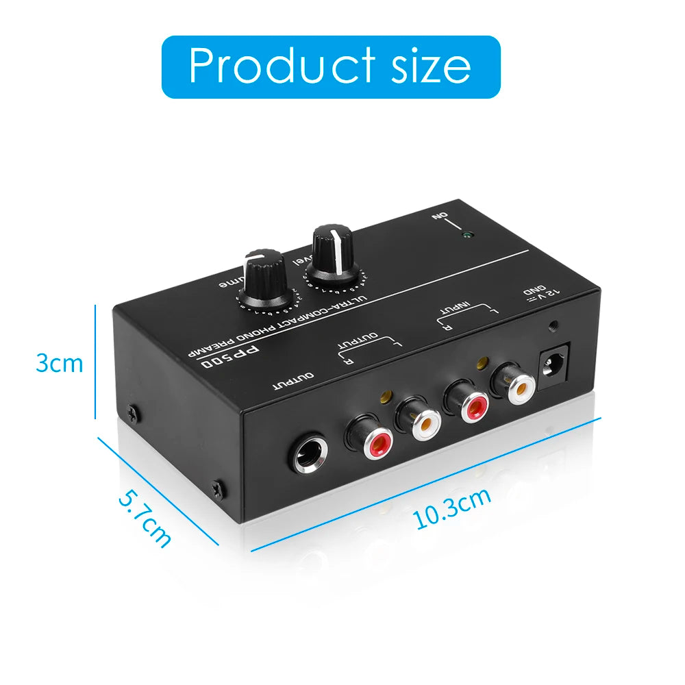 Phono Preamp Preamplifier &ndash; Level Volume Control For LP