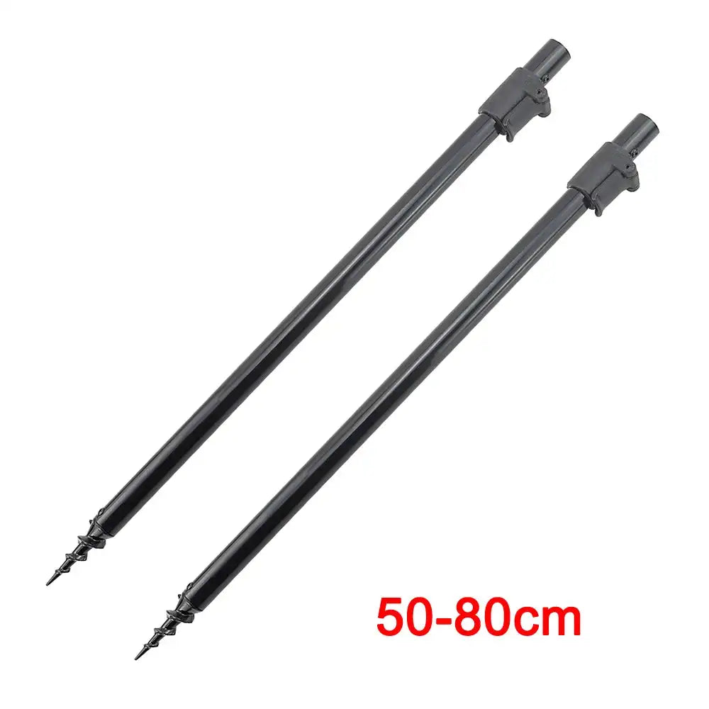 Hirisi 2 Pc Telescopic Aluminium Bank Sticks Carp Fishing 50-90cm