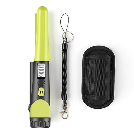 Portable Metal Detector &ndash; Waterproof 360 Degree Side Scan yellow