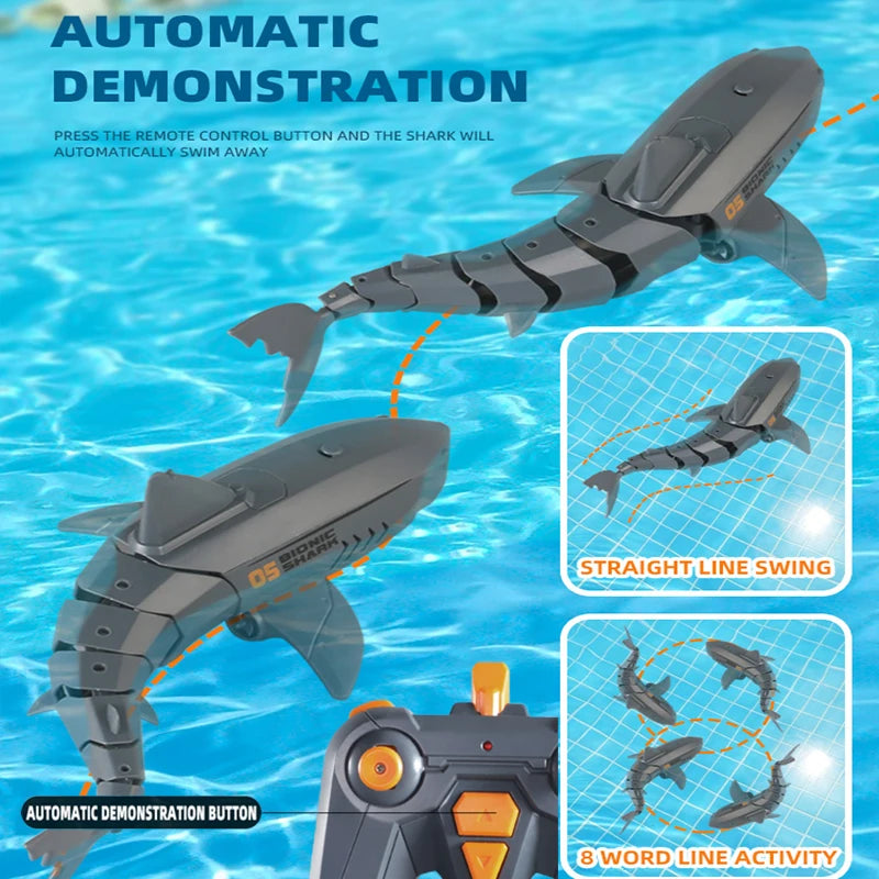 RC Shark Toy &ndash; 2.4G Remote Control Waterproof Bath Fun