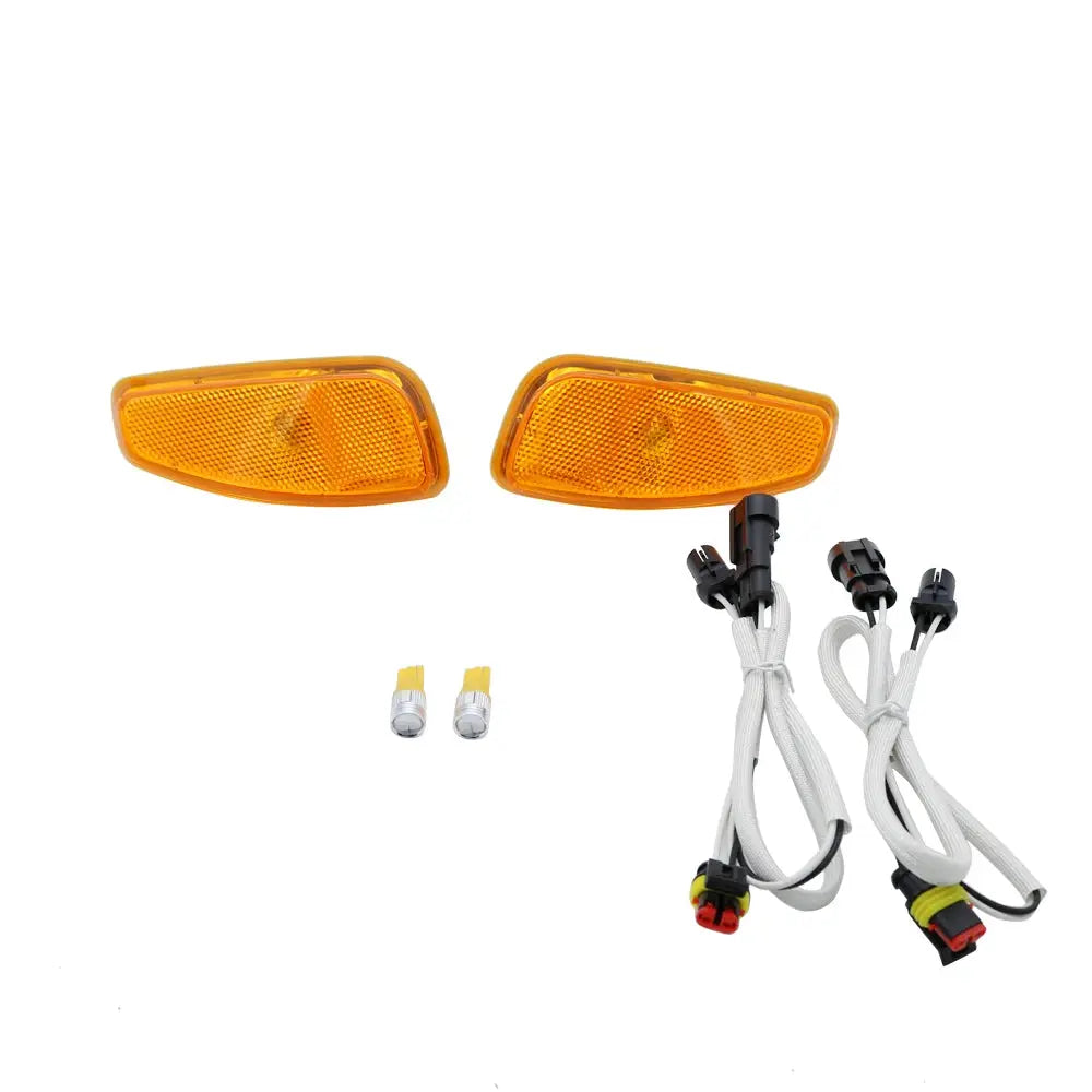 For Jeep Renegade 2014-2019 Accessories Front Turn Side Signals Lights Reflection Warning Turn Signal with t10 led orange bulb by InterCyprus Trading Ltd