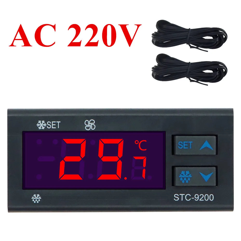 STC-9200 Temperature Controller - Digital Thermostat AC 220V