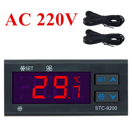 STC-9200 Temperature Controller - Digital Thermostat AC 220V