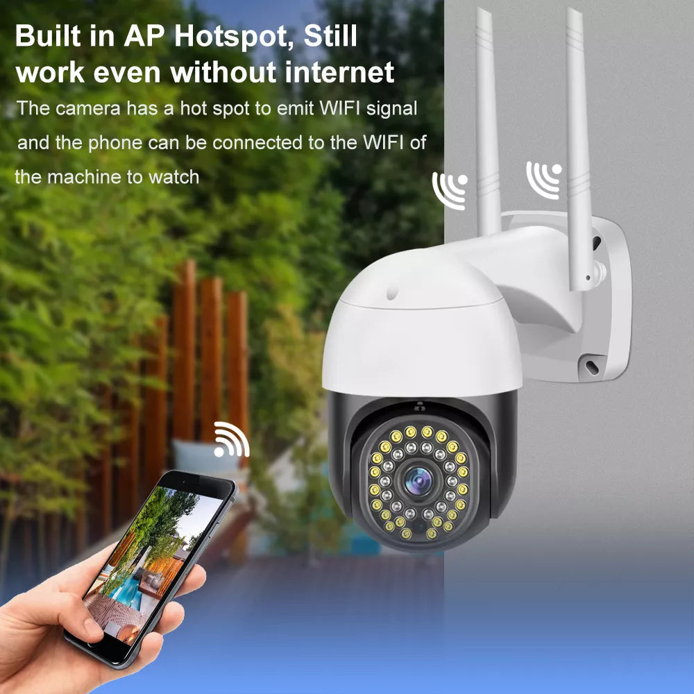 Κάμερα ασφαλείας Wi-Fi  V380 PRO εξωτερικού και εσωτερικού χώρου για σπίτια και διαμερίσματα