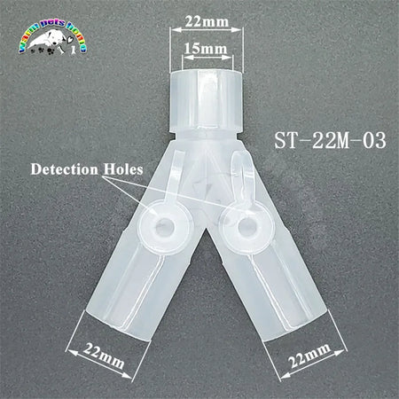 Anesthesia Breathing Circuit Connector &ndash; Corrugated Design ST-22M-03