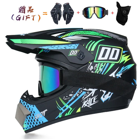 Orz Kids Motocross Helmet - Durable ABS Off-Road Safety