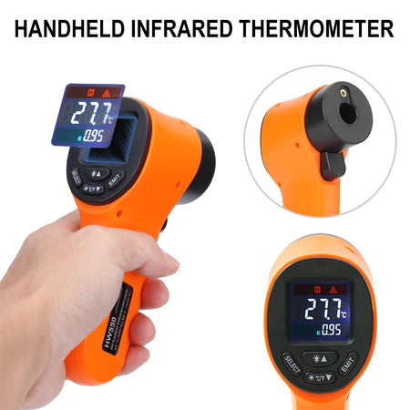 Digital Infrared Thermometer HW550 &ndash; Non Contact Pyrometer