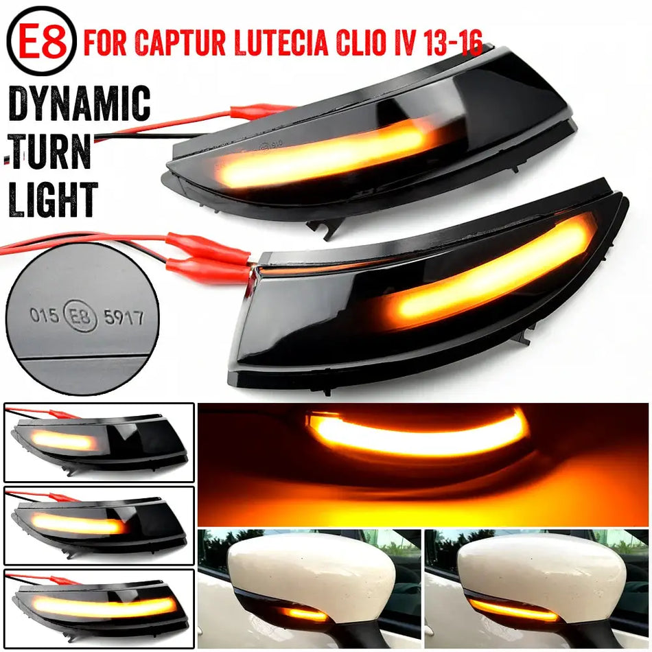 LED Turn Signal Light for Renault Clio IV MK4 Captur J87 by InterCyprus Trading Ltd