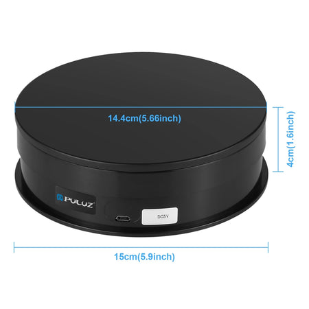 PULUZ 360 Degree Rotating Turntable Display Stand USB Electric with Remote Control