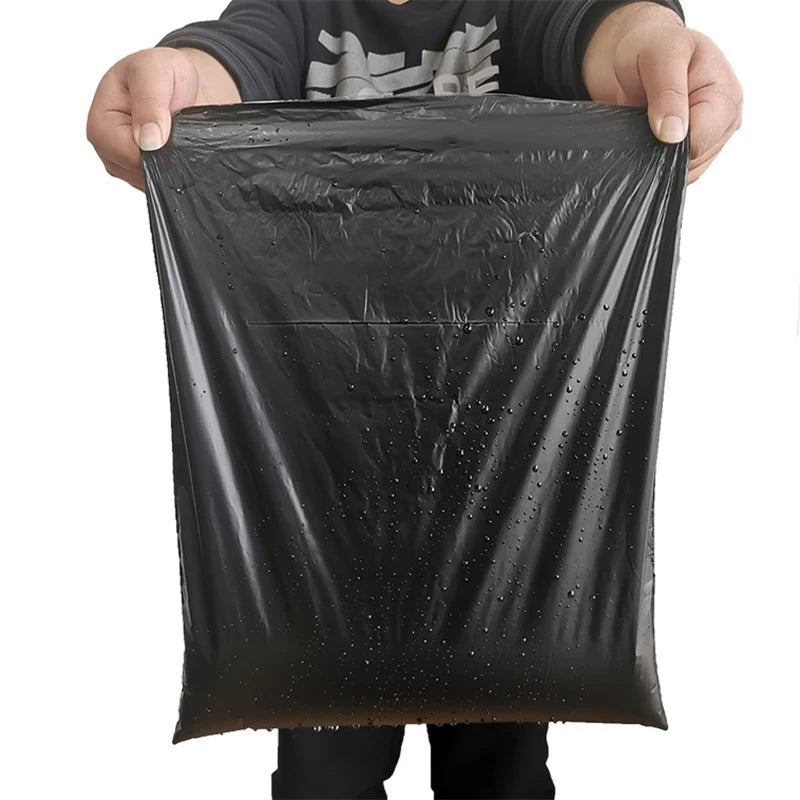 Black Self-Seal Waterproof Mailing Bags - Pack of 50