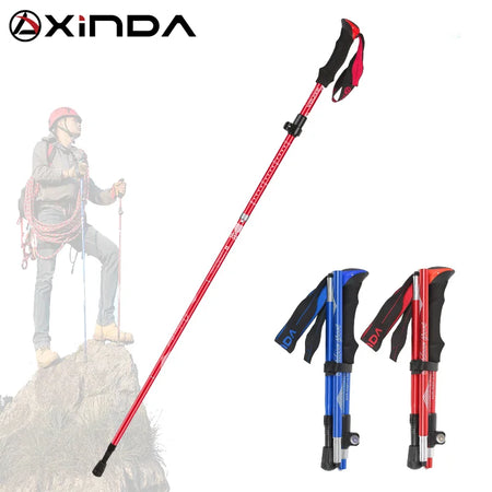 XINDA XD-PJ13 Folding Trekking Poles &ndash; Ultralight Quick Lock