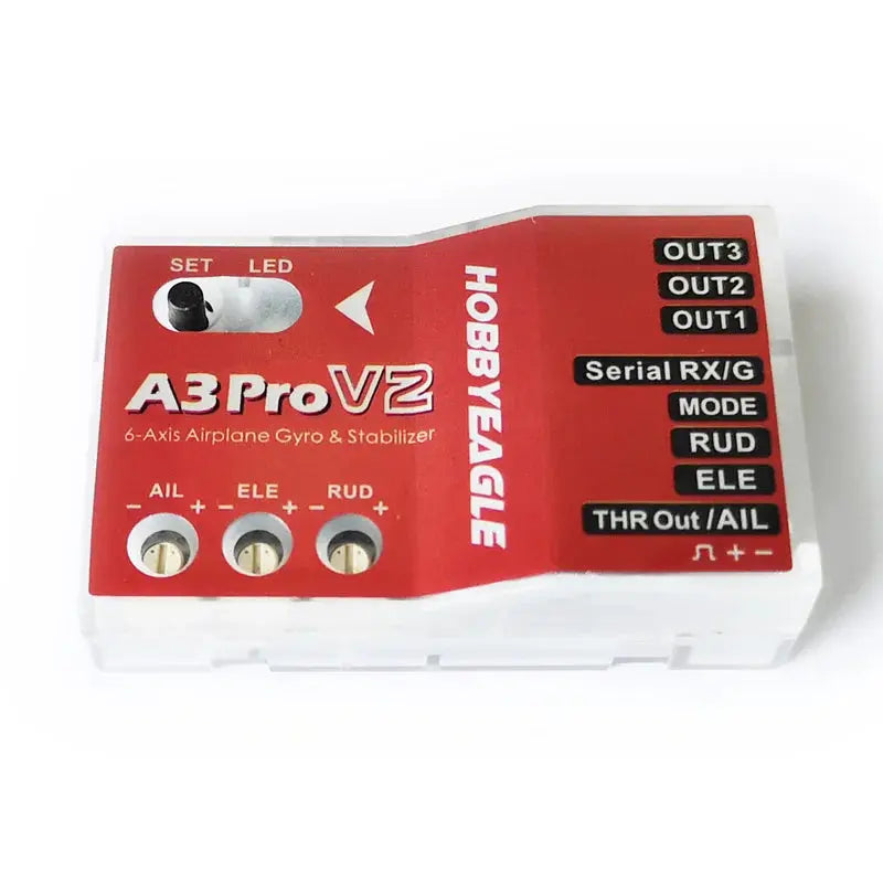 HobbyEagle A3 Pro / A3 Pro V2 Aeroplane RC Flight Controller Stabilizer System Stabilizer Gyro for RC Airplane Fixed-wing Copter by InterCyprus Trading Ltd
