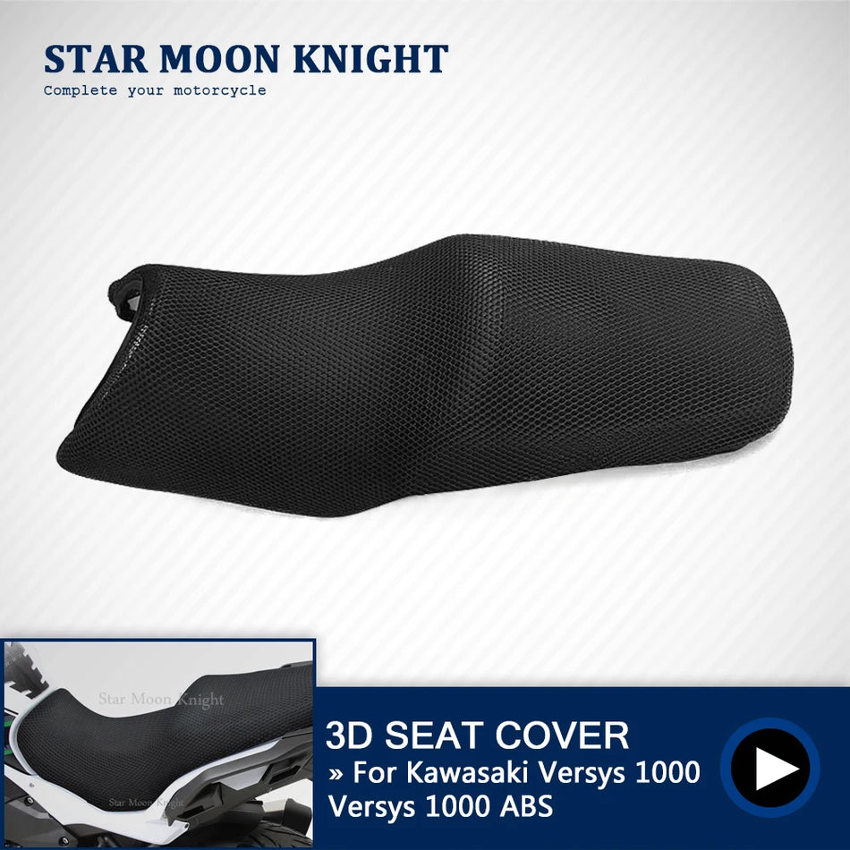 Kawasaki Versys1000 ABS Bageste Sæde Kåbe Dæksel Med Vandtæt Isolering 3D Mesh Beskytter