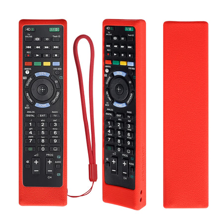 Silicone TV Remote Covers for Sony - Shockproof &amp; Luminous Red / CHINA