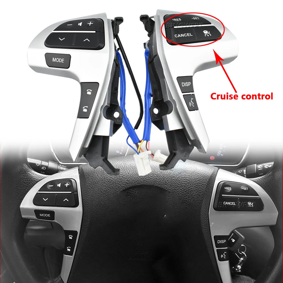 Interruptor de botón multifuncional para volante para Toyota Camry, Hilux, Corolla