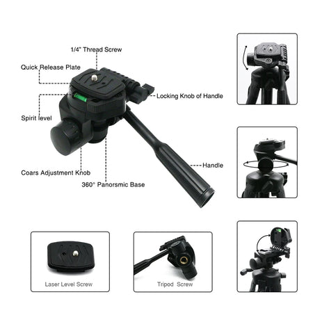 CLUBIONA LB06 &ndash; Universal 3D Laser Level Holder Tripod