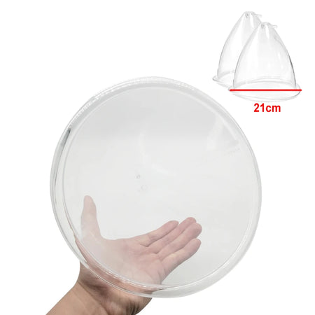 2Pcs Buttock Vacuum Sucker Cups 21Cm 180Ml &ndash; Large Capacity 2pcs 21cm cups