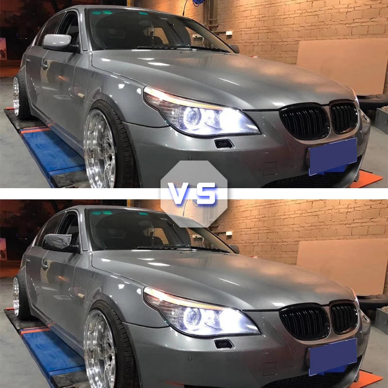 Süsinikkiu Välimusega Mustad Peeglikatted BMW 5 Seeria E60