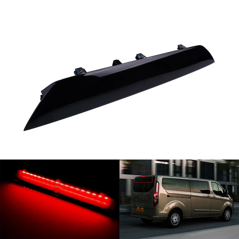 Trzecie światło hamowania LED z czarną soczewką do Forda Transita MK8 Custom