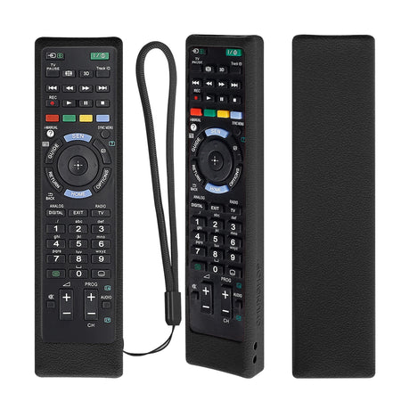 Silicone TV Remote Covers for Sony - Shockproof &amp; Luminous Black / CHINA