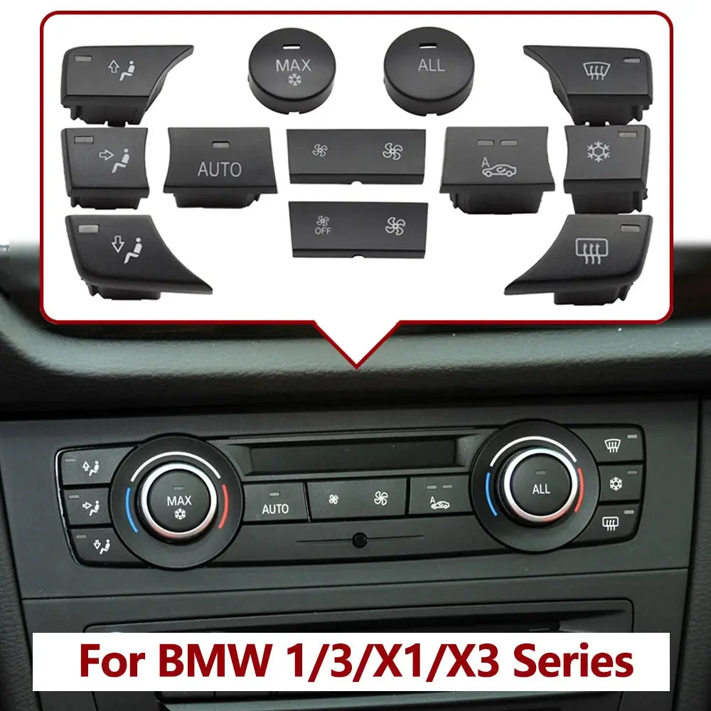 Car Air Conditioning AC Ventilation Adjust Switch Button For BMW 1 3 X1 X3 Series E82 E88 E84 E90 E91 E92 E93 F25 64119344143 by InterCyprus Trading Ltd