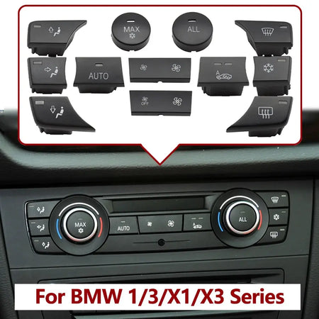 Car Air Conditioning AC Ventilation Adjust Switch Button For BMW 1 3 X1 X3 Series E82 E88 E84 E90 E91 E92 E93 F25 64119344143 by InterCyprus Trading Ltd