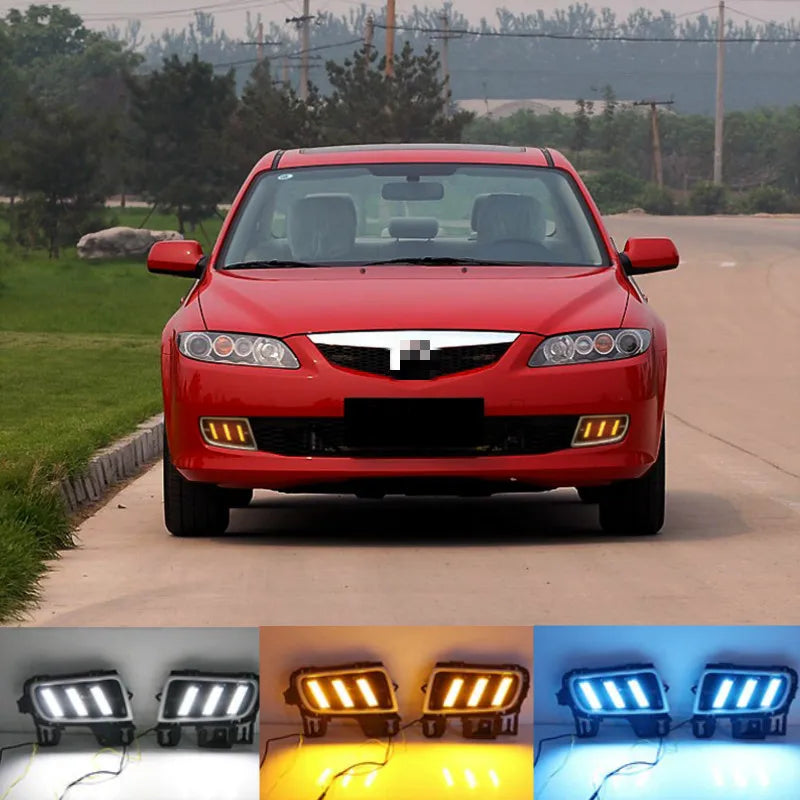 LED Dagrijverlichting Voor Mazda6 2006 2009 Bumperlamp