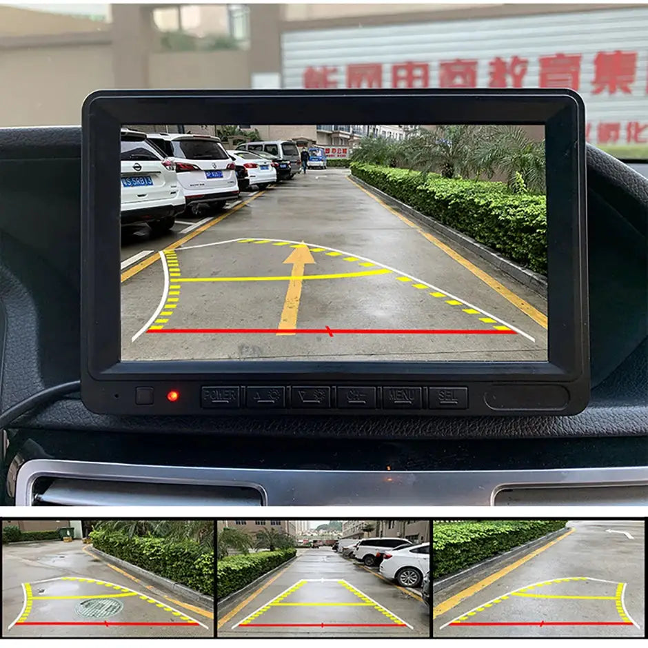 GreenYi 4089T Chips Night Vision Auto Assistance Intelligent Dynamic Trajectory Parking Line Car Reverse Backup Rear View Camera by InterCyprus Trading Ltd