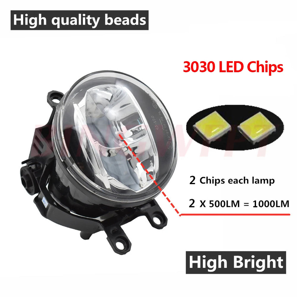 LED miglas lukturu pāris ar augstu spilgtumu Toyota Highlander 2008-2010, Venza 2009-2012