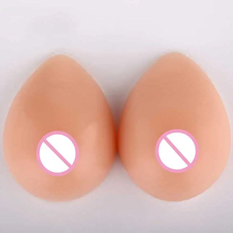 Fake Boobs &ndash; Realistic Silicone Breast Forms Adhesive Secure