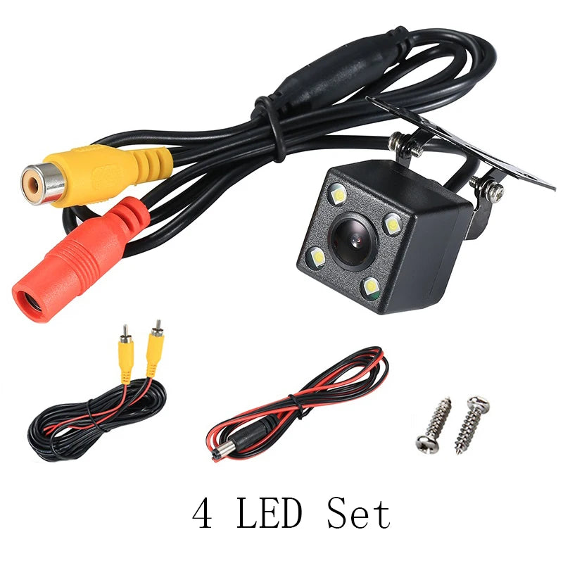HD Car Rearview Camera 4 LED set