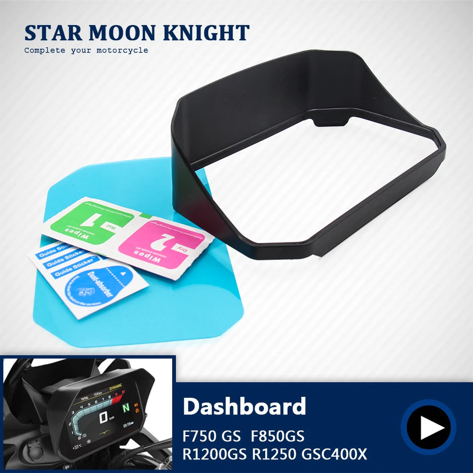 Kryt sluneční clony pro BMW R1200GS LC Adventure, ochranný štít pro motocyklové přístroje