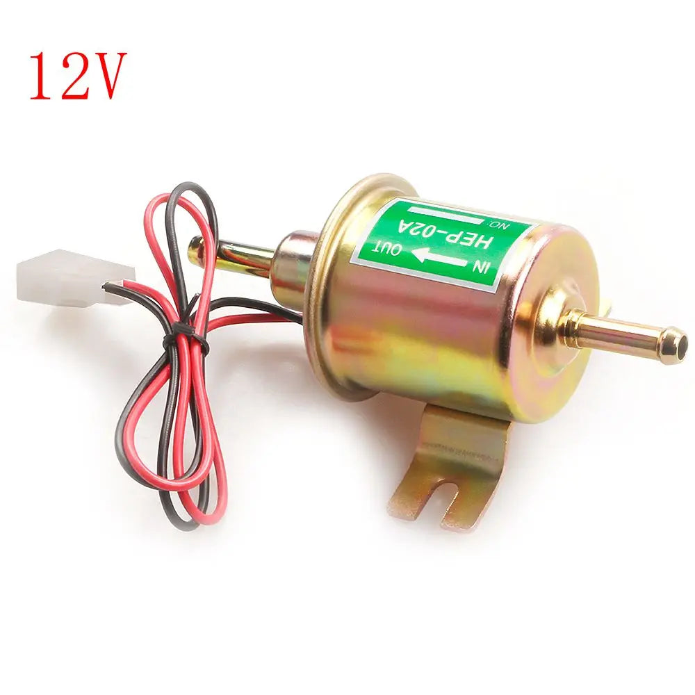 12V/24V Universal Electric Fuel Pump Low Pressure Bolt Fixing Wire Diesel Petrol HEP-02A For Car Carburetor Motorcycle ATV by InterCyprus Trading Ltd