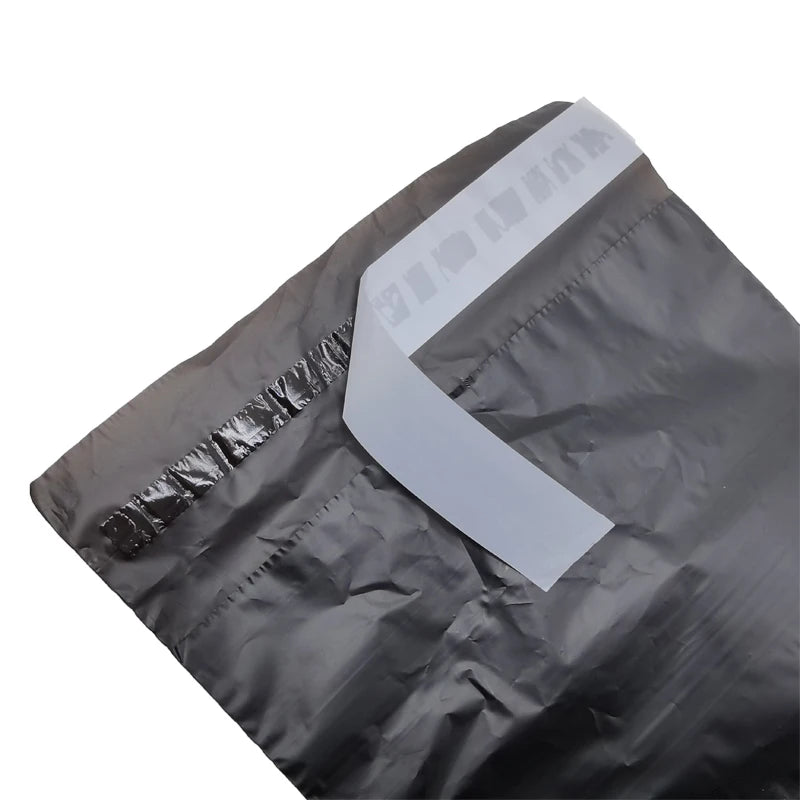 Black Self-Seal Waterproof Mailing Bags - Pack of 50